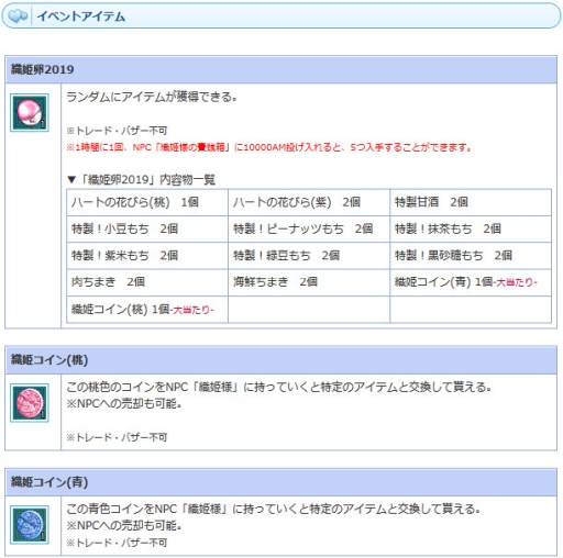 画像ギャラリー No.005のサムネイル画像 / 「AngelLoveONLINE」でイベント「織姫のお賽銭箱」が開催。ステータスを一時的に上昇させる消費アイテムなどが手に入る