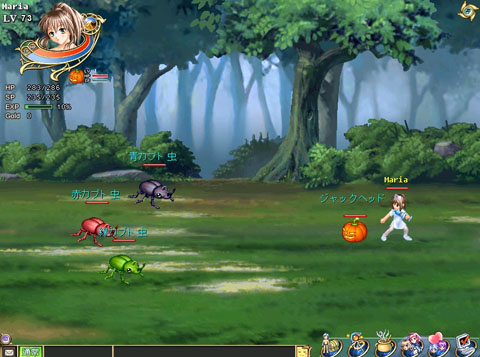 画像ギャラリー No.002のサムネイル画像 / 「Wonderland ONLINE」ハロウィンにカボチャを育てるとご褒美が