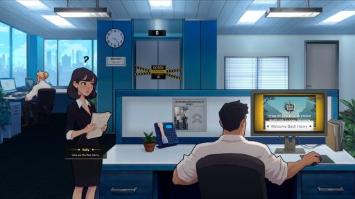 画像ギャラリー No.007のサムネイル画像 / 職場でこっそりゲームをプレイしながら，業務をこなしていく。ステルス・クリッカー「Office Leveling」，Steamで配信開始