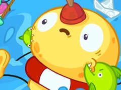 危険な急流をイカダで下る4人協力ハチャメチャアクションゲーム「Sponge Break」，7月31日にリリース決定