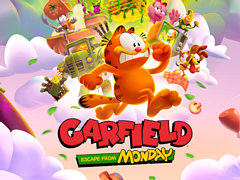 野菜と無糖キャンディだらけの悪夢から抜け出せ，ガーフィールド！ 3Dプラットフォーマー「Garfield - Escape from Monday」，ゲームプレイ映像を公開