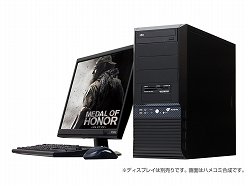 画像ギャラリー No.001のサムネイル画像 / 12万円からの「メダル オブ オナー」推奨PC 2モデル,ドスパラが発売