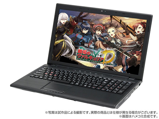 画像ギャラリー No.001のサムネイル画像 / ゲーム内特典付き「戦場のヴァルキュリアDUEL」推奨ノートがドスパラから