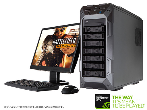 画像ギャラリー No.001のサムネイル画像 / ドスパラ,GTX 900シリーズ搭載の「BF Hardline」推奨PC計4製品を発売