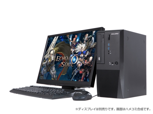 画像ギャラリー No.001のサムネイル画像 / ドスパラの「ECHO OF SOUL(EOS)」はゲーム内特典付き,6モデル展開