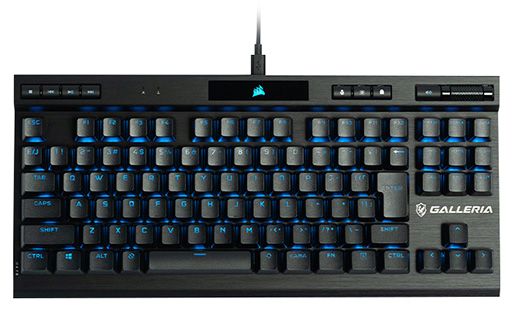 画像ギャラリー No.003のサムネイル画像 / Corsair×GALLERIAのコラボモデルマウスやキーボードなどが発売に