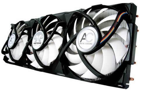 画像ギャラリー No.001のサムネイル画像 / Arctic Cooling,ATI Radeon HD 4870 X2対応の大型GPUクーラーを発表