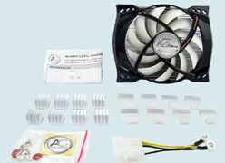 画像ギャラリー No.004のサムネイル画像 / Arctic Cooling，ミドルクラスGPUの多くに対応した安価なクーラー，「Accelero L2 Pro」を発表