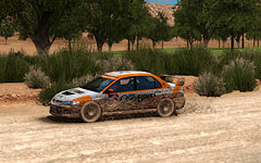 画像ギャラリー No.005のサムネイル画像 / 見事な轍(わだち)に注目したい「SEGA RALLY REVO」の撮り下ろし画像を掲載