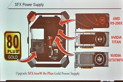 画像ギャラリー No.014のサムネイル画像 / ［COMPUTEX］ASRock，BMWデザインのゲーマー向けMini-ITXベアボーン「M8」のZ97モデルほか，DDR4スロットを搭載した未発表の「X99」搭載マザーを展示