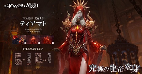 画像ギャラリー No.005のサムネイル画像 / 「The Tower of AION」，アップデート「究極の龍帝変身」が実装。究極変身「エレスギガル」と「ティアマト」が登場