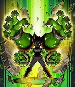 画像ギャラリー No.002のサムネイル画像 / 「ゲットアンプドX」,巨大な拳で敵を粉砕する「ヘカトンケイル」登場。復刻アクセも