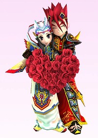 画像ギャラリー No.001のサムネイル画像 / 「熱血江湖」でバレンタインイベント&期間限定ペアルックセット発売