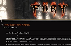画像ギャラリー No.002のサムネイル画像 / 対人戦闘MMORPG「Fury」，プレイ基本無料へとビジネスモデルを変更