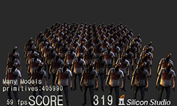 画像ギャラリー No.010のサムネイル画像 / シリコンスタジオ，iOSとAndroidに対応した3D性能計測アプリ「MOBILE GPUMARK」を公開