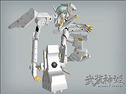 画像ギャラリー No.008のサムネイル画像 / 「武装神姫」にリペイントカラーバージョンのフィギュア2体登場