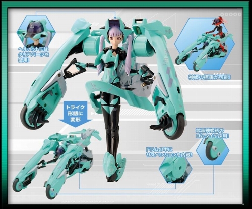 画像ギャラリー No.006のサムネイル画像 / 「武装神姫」アーク＆イーダのフィギュア，各注文数2000で再生産