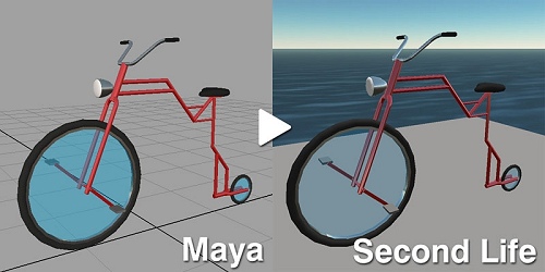 画像ギャラリー No.001のサムネイル画像 / 「SecondLife」のためのMaya用プラグイン「SLTk Pro」