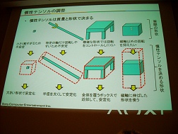 画像ギャラリー No.007のサムネイル画像 / ［CEDEC 2009］決め手はテンソル，物理シミュレーション導入の勘どころ