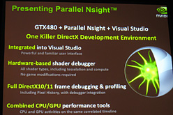 画像ギャラリー No.002のサムネイル画像 / ［GDC 2010］GPUとCPUを併用したゲーム開発のお供に。VS2008 SP1用のデバッガ「Parallel Nsight」