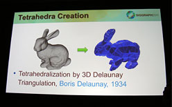画像ギャラリー No.012のサムネイル画像 / ［SIGGRAPH］SIGGRAPH 2011開幕。「破壊表現の現状と将来」を，初日のセッションからまとめてみる