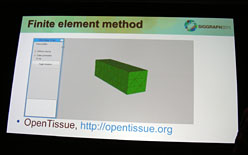 画像ギャラリー No.013のサムネイル画像 / ［SIGGRAPH］SIGGRAPH 2011開幕。「破壊表現の現状と将来」を，初日のセッションからまとめてみる