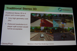 画像ギャラリー No.011のサムネイル画像 / ［SIGGRAPH］ゲームにおいて平面視表示を立体視表示へと変換する2つの手法