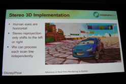 画像ギャラリー No.018のサムネイル画像 / ［SIGGRAPH］ゲームにおいて平面視表示を立体視表示へと変換する2つの手法