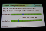 画像ギャラリー No.020のサムネイル画像 / ［SIGGRAPH］ゲームにおいて平面視表示を立体視表示へと変換する2つの手法