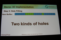 画像ギャラリー No.022のサムネイル画像 / ［SIGGRAPH］ゲームにおいて平面視表示を立体視表示へと変換する2つの手法