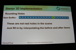 画像ギャラリー No.023のサムネイル画像 / ［SIGGRAPH］ゲームにおいて平面視表示を立体視表示へと変換する2つの手法