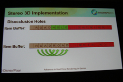 画像ギャラリー No.025のサムネイル画像 / ［SIGGRAPH］ゲームにおいて平面視表示を立体視表示へと変換する2つの手法
