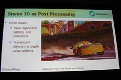 画像ギャラリー No.029のサムネイル画像 / ［SIGGRAPH］ゲームにおいて平面視表示を立体視表示へと変換する2つの手法