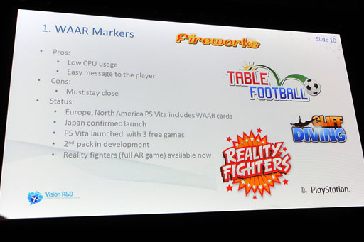 画像ギャラリー No.003のサムネイル画像 / ［GDC 2012］マーカーレスAR「Magnet」のデモに欧米開発者が食いついたPS Vita紹介セッション