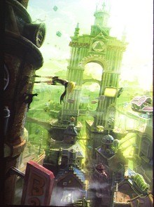 画像ギャラリー No.056のサムネイル画像 / ［GTMF 2012］「GRAVITY DAZE」開発スタッフが語る，アートコンセプトをPS Vita上で実現した手法の実際