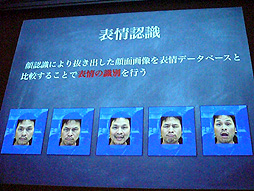 画像ギャラリー No.010のサムネイル画像 / ［CEDEC 2012］表情による，言語を超えたコミュニケーション。「表情認識の簡易化と活用」