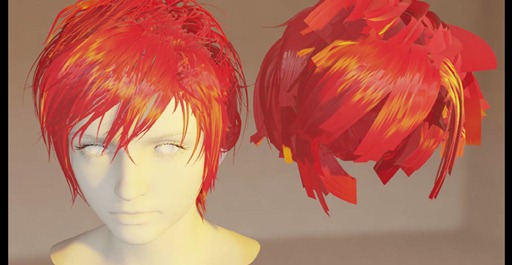 画像ギャラリー No.038のサムネイル画像 / ［SQEXOC 2012］「Agni's Philosophy」に用いられたグラフィックス技術解説（中編）。Agniの毛髪表現はいかにして実現されたのか