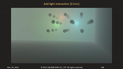 画像ギャラリー No.011のサムネイル画像 / ［SQEXOC 2012］Agni's Philosophyに見られるグラフィックス技術解説（後編）。ボリュームレンダリングやパーティクル処理の最新動向