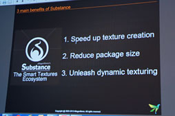 画像ギャラリー No.004のサムネイル画像 / ［GDC 2013］テクスチャデータのサイズを手軽に10分の1に。Unity用ミドルウェア「Substance for Mobile」が面白い