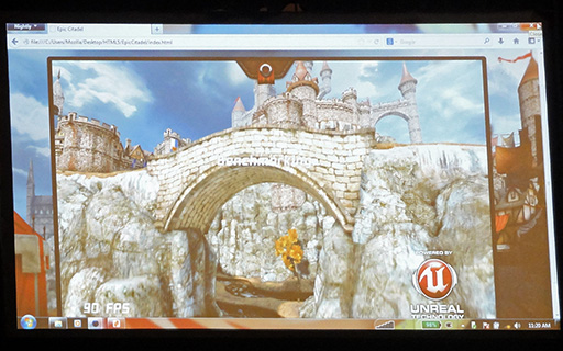画像ギャラリー No.003のサムネイル画像 / ［GDC 2013］Webブラウザで「Unreal Engine 3」がヌルヌル動く!? ゲームエンジンを5日でHTML5へ移植した驚きの技術とは