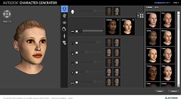 画像ギャラリー No.003のサムネイル画像 / オートデスクが無償提供している「Autodesk Character Generator」を使ってみる。データはUnityから驚くほど簡単に利用可能