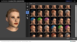 画像ギャラリー No.007のサムネイル画像 / オートデスクが無償提供している「Autodesk Character Generator」を使ってみる。データはUnityから驚くほど簡単に利用可能