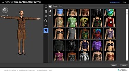画像ギャラリー No.008のサムネイル画像 / オートデスクが無償提供している「Autodesk Character Generator」を使ってみる。データはUnityから驚くほど簡単に利用可能