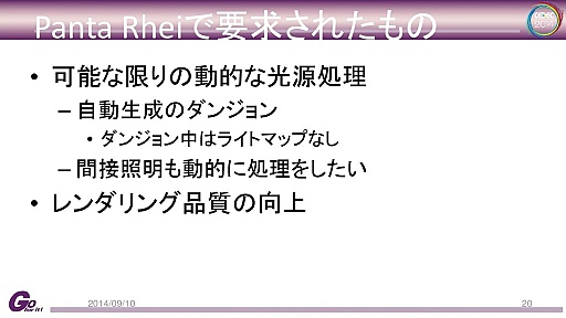 画像ギャラリー No.018のサムネイル画像 / カプコン独自のゲームエンジン「Panta Rhei」と「deep down」の技術的詳細に迫るCEDECセッションレポート
