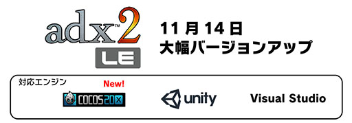 画像ギャラリー No.001のサムネイル画像 / インディー向け無償サウンドミドルウェア「CRI ADX2 LE」がバージョンアップ。インゲームでのプレビューに対応