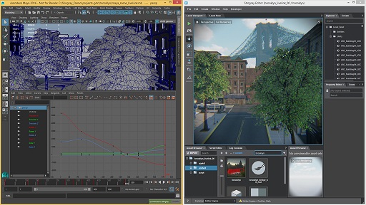 画像ギャラリー No.009のサムネイル画像 / ［CEDEC 2015］3Dツールの巨人Autodeskが作り上げたゲームエンジン「Stingray」，そのワークフローへのこだわりと機能について聞いてきた