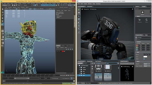 画像ギャラリー No.016のサムネイル画像 / ［CEDEC 2015］3Dツールの巨人Autodeskが作り上げたゲームエンジン「Stingray」，そのワークフローへのこだわりと機能について聞いてきた