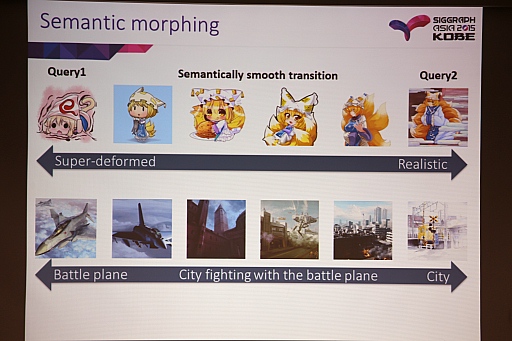 画像ギャラリー No.010のサムネイル画像 / ［SIGGRAPH ASIA］イラストに意味付けしてディープラーニングさせるとなにができるのか