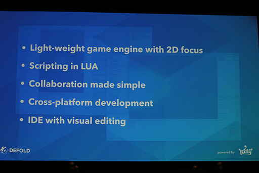 画像ギャラリー No.006のサムネイル画像 / ［GDC 2016］「キャンディークラッシュ」のKingが公開した完全無料のゲームエンジン「Defold」とは？