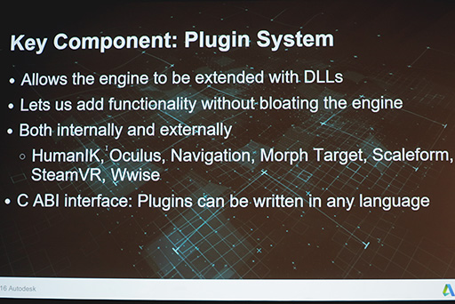 画像ギャラリー No.009のサムネイル画像 / ［GDC 2016］Autodeskのゲームエンジン「Stingray」開発者が語る，その設計思想とは